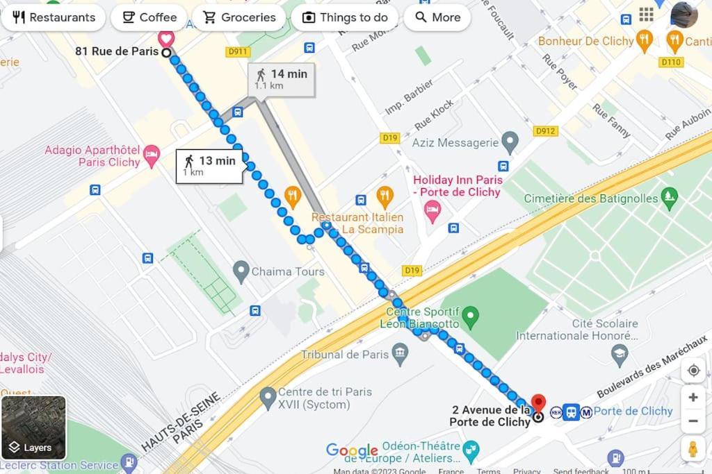 Tiny81 Cozy City Break Appartment Clichy Ngoại thất bức ảnh